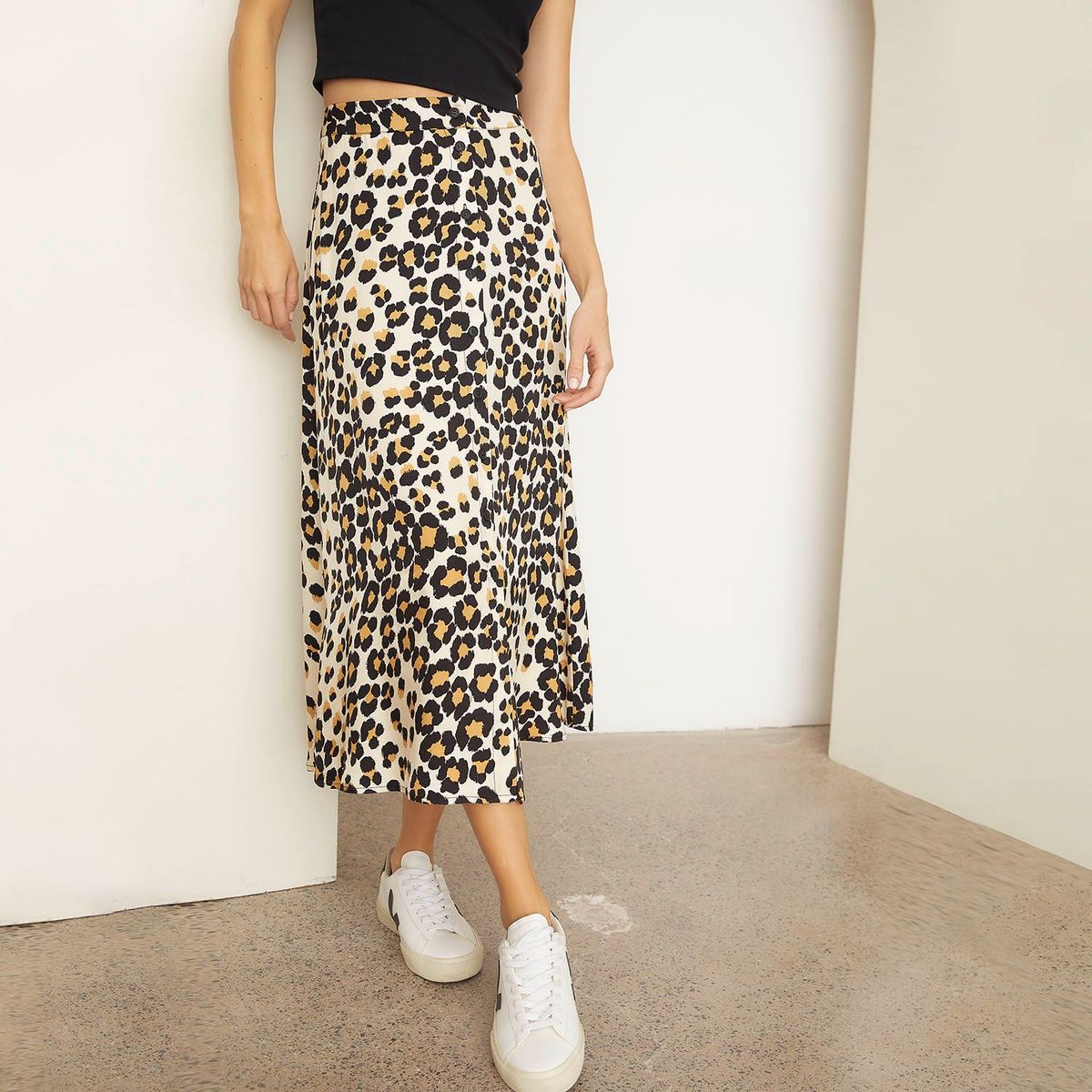 BASEMENT - Falda Larga Casual Mujer Basement