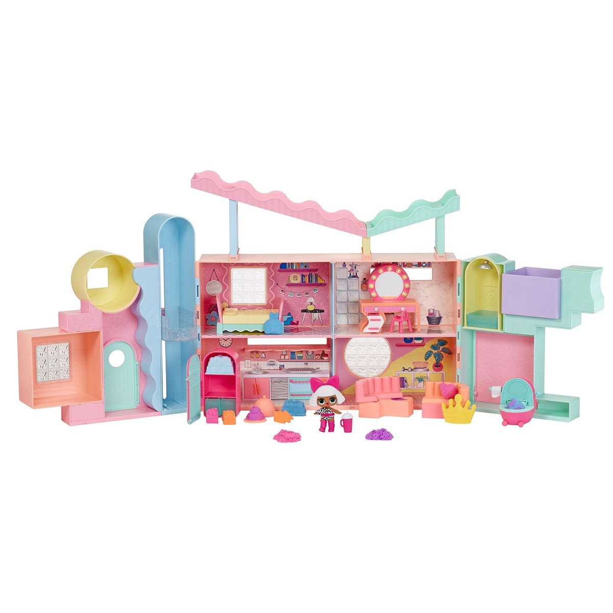 LOL - Juguete Casa de Muñeca LOL Surprise Squish Sand Magic House