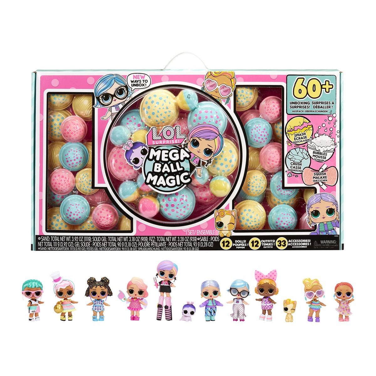 LOL - Muñeca LOL Surprise Mega Ball Magic