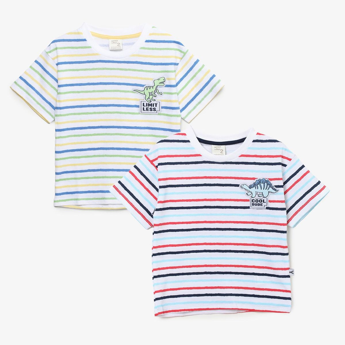 YAMP - Polo Niño Pack x2 Manga Corta Algodón Yamp