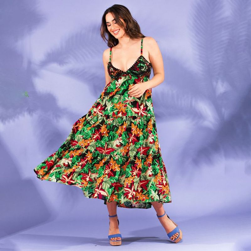 MOSSIMO - Vestido Largo Casual Algodón Mujer Mossimo