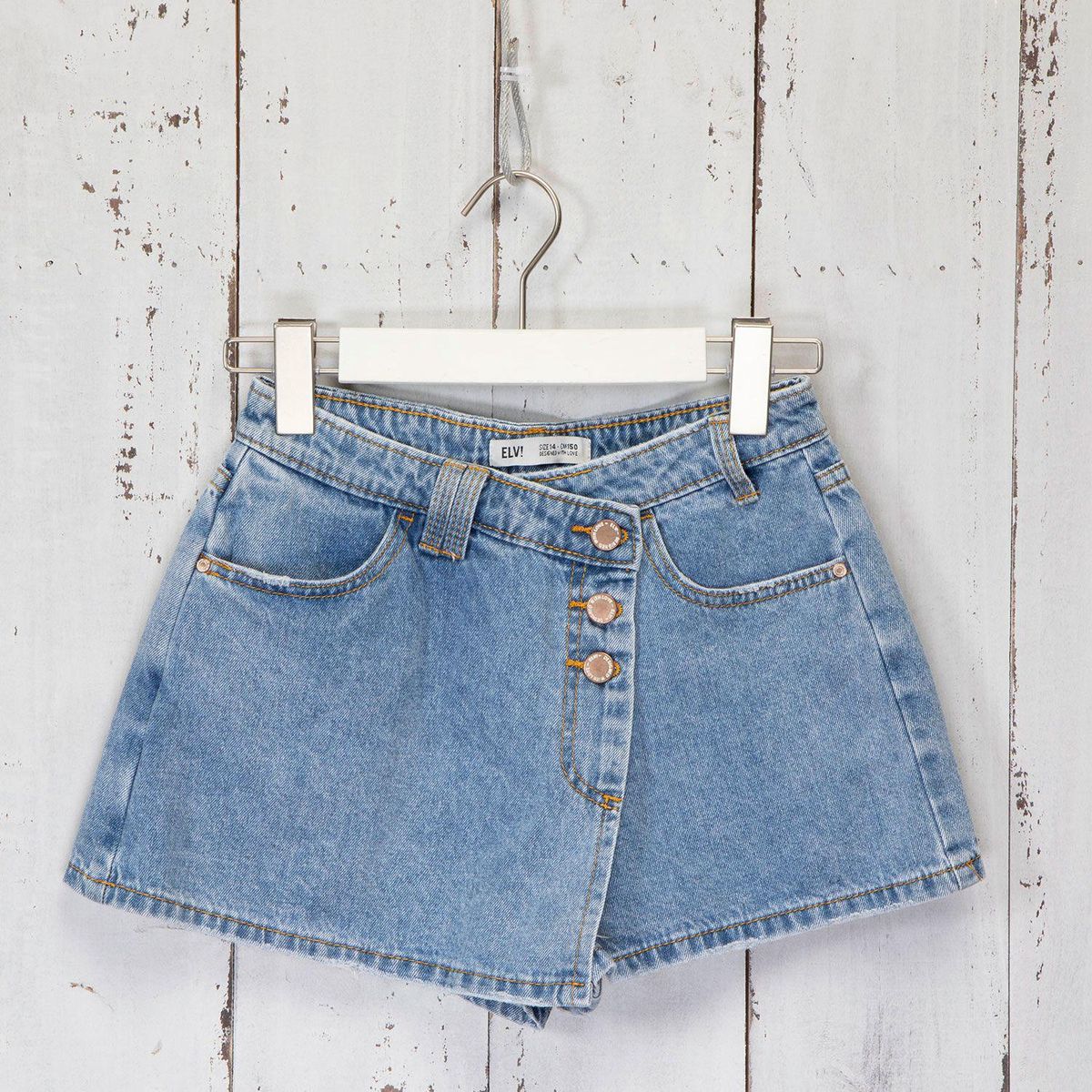 ELEVEN - Falda Short Niña Algodón Eleven