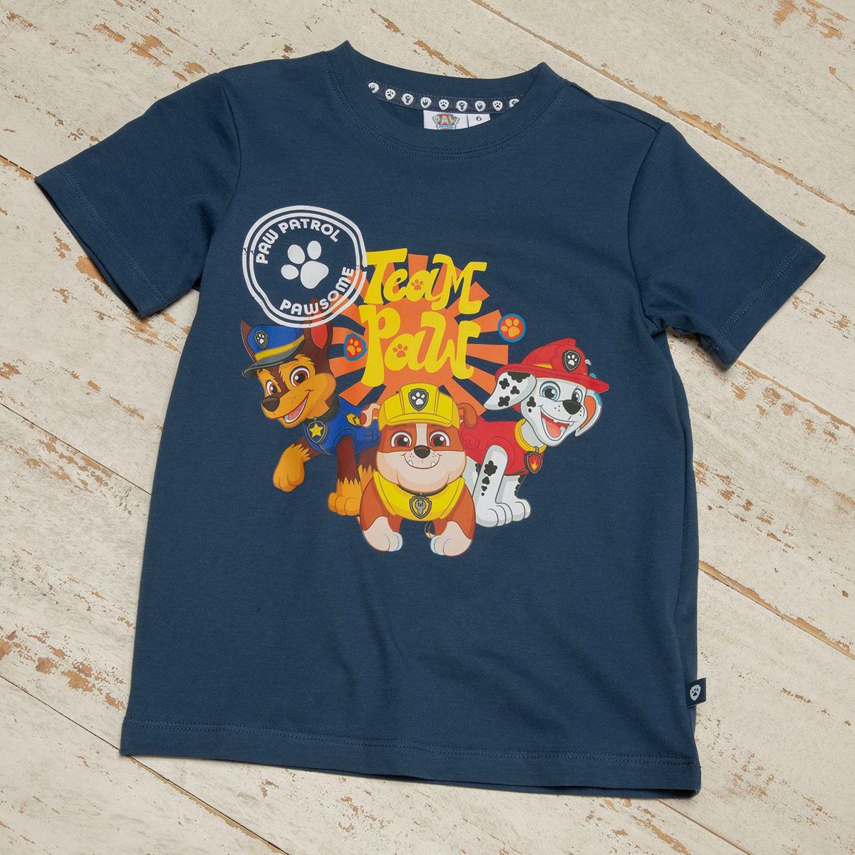 PAW PATROL - Polo Niño Algodón Manga Corta + Gorro Paw Patrol