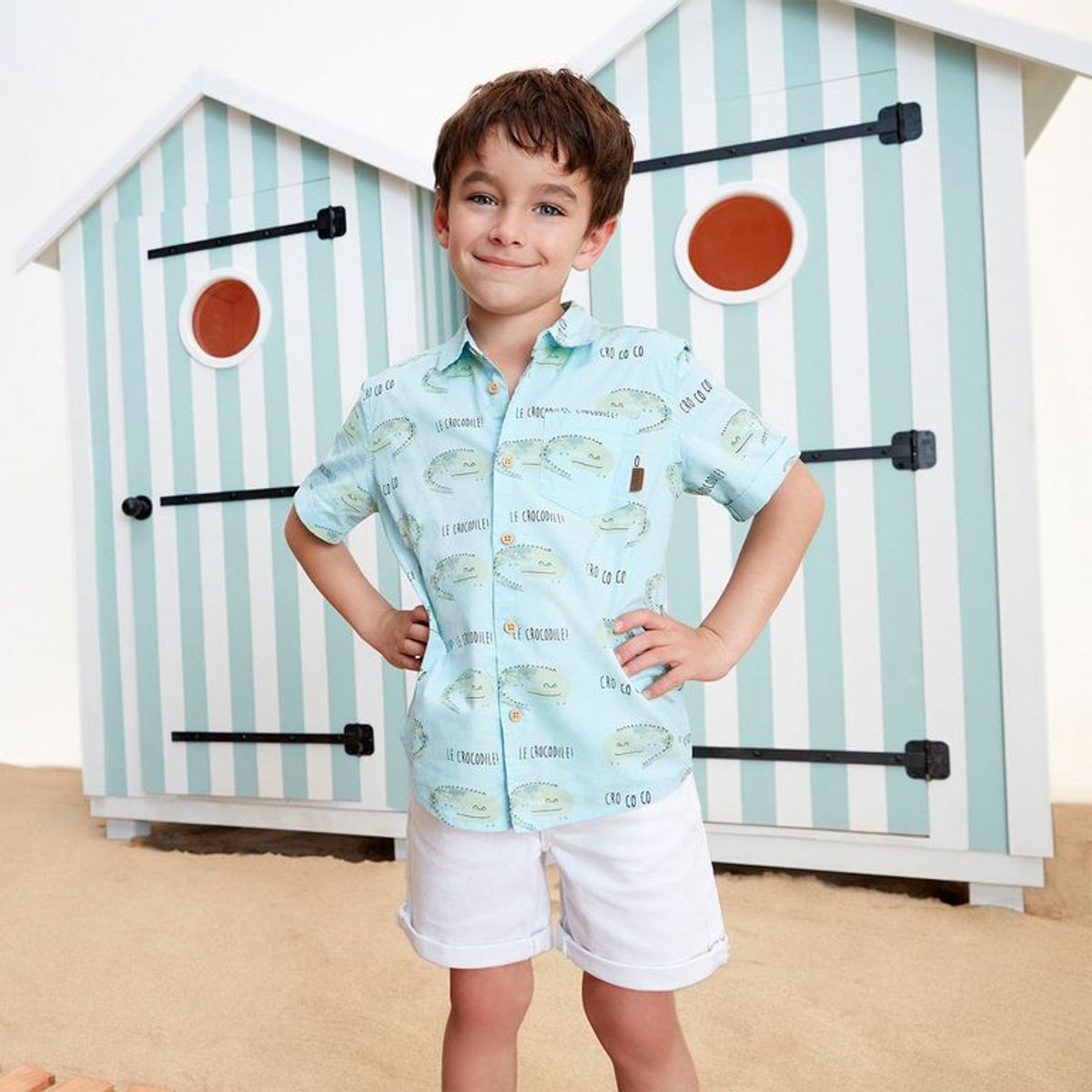 YAMP - Camisa Niño Manga Corta Algodón Yamp