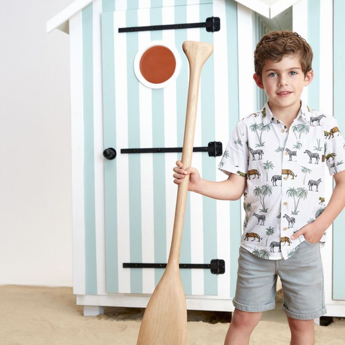 YAMP - Camisa Niño Manga Corta Algodón Yamp