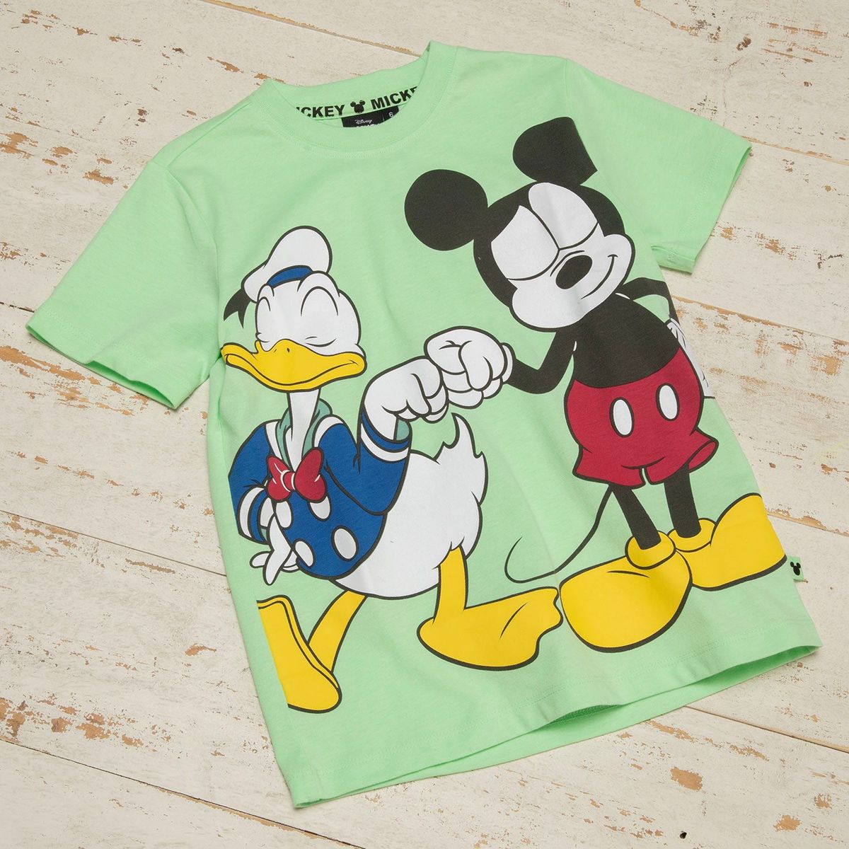 STD CHARACTERS - Polo Niño Algodón Manga Corta + Gorro Mickey Disney