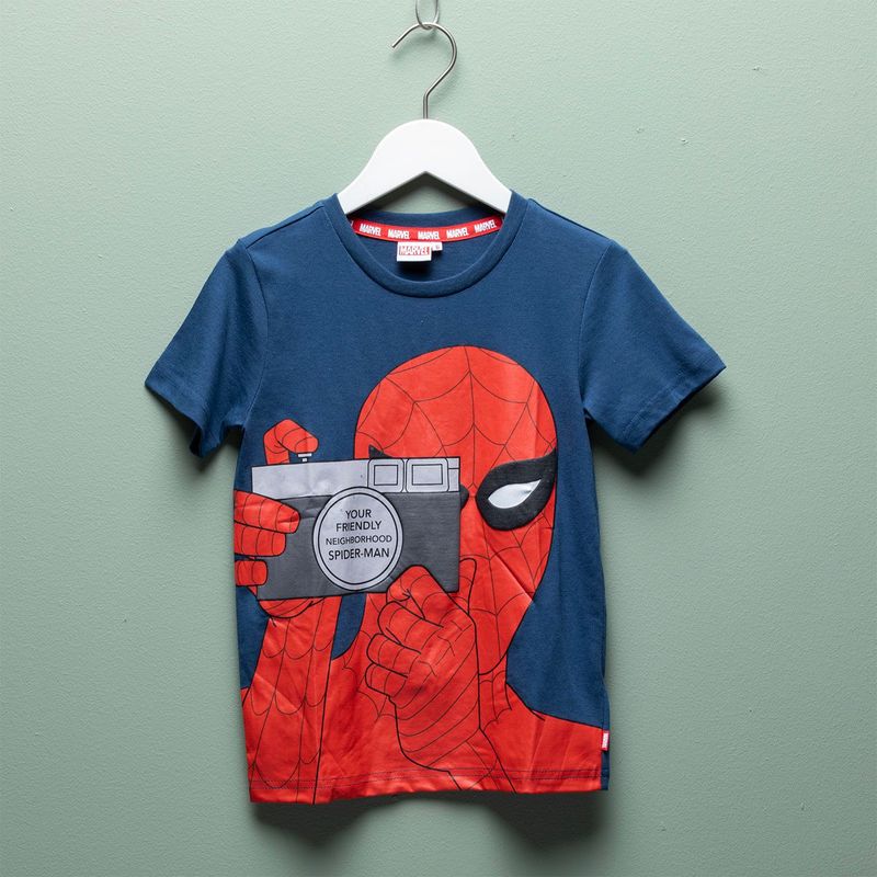 SPIDERMAN - Polo Niño Manga Corta Algodón Spiderman