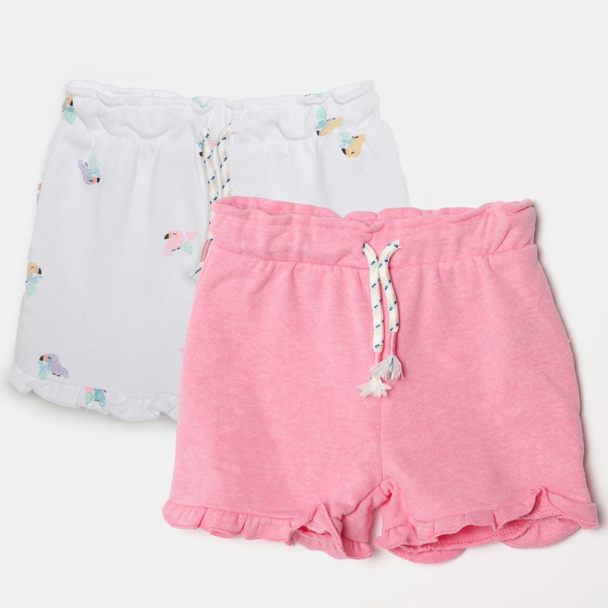 YAMP - Short Bebé niña Pack x2 Algodón Yamp