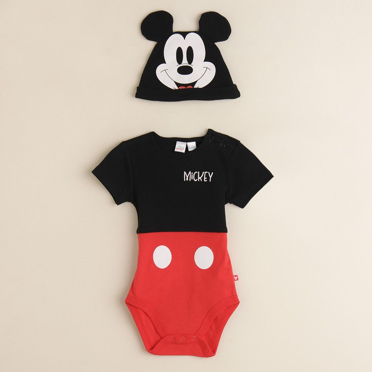 STD CHARACTERS - Body Bebé niño Algodón Mickey Disney