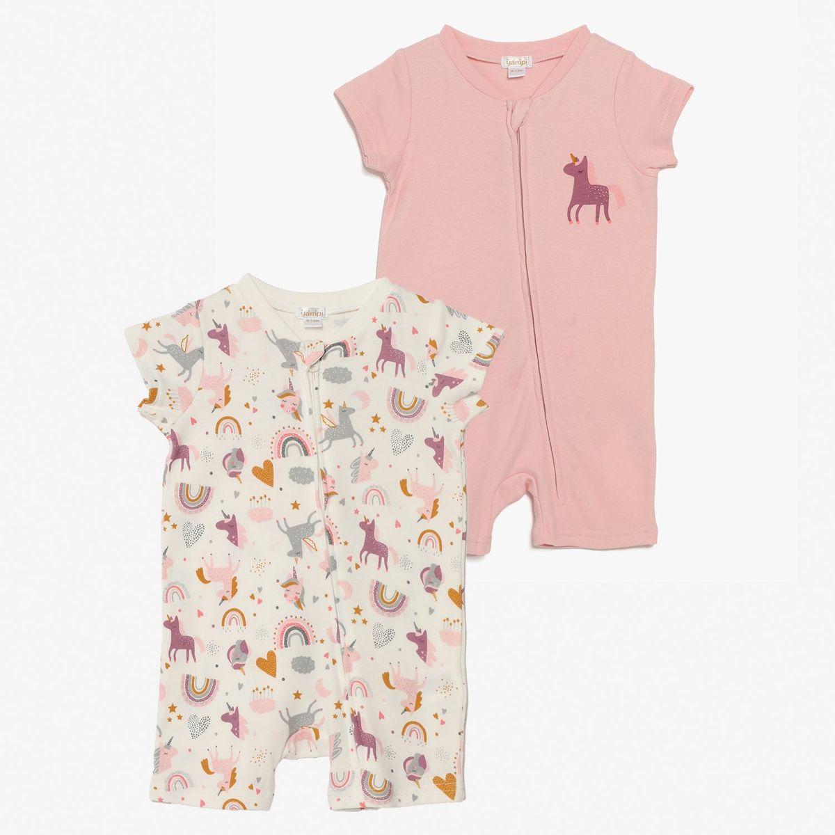 YAMP - Pijama Bebé niña Pack x2 Algodón Yamp