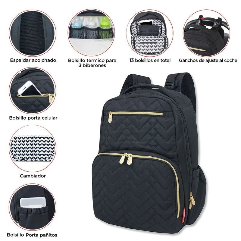 FISHER PRICE - Mochila Pañalera Con Cambiador Fisher Price