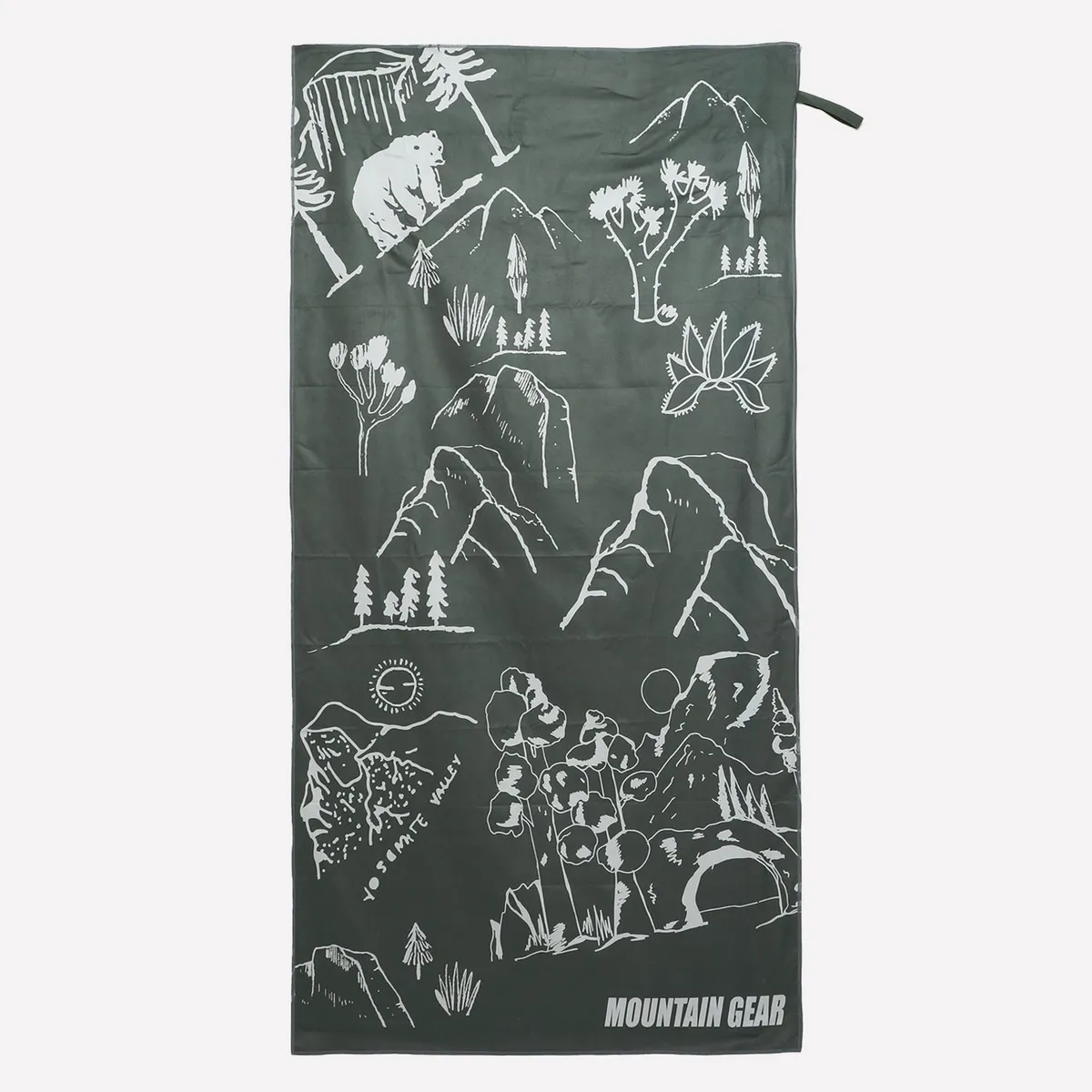 MOUNTAIN GEAR - Toalla Deportiva Microfibra Mountain Gear