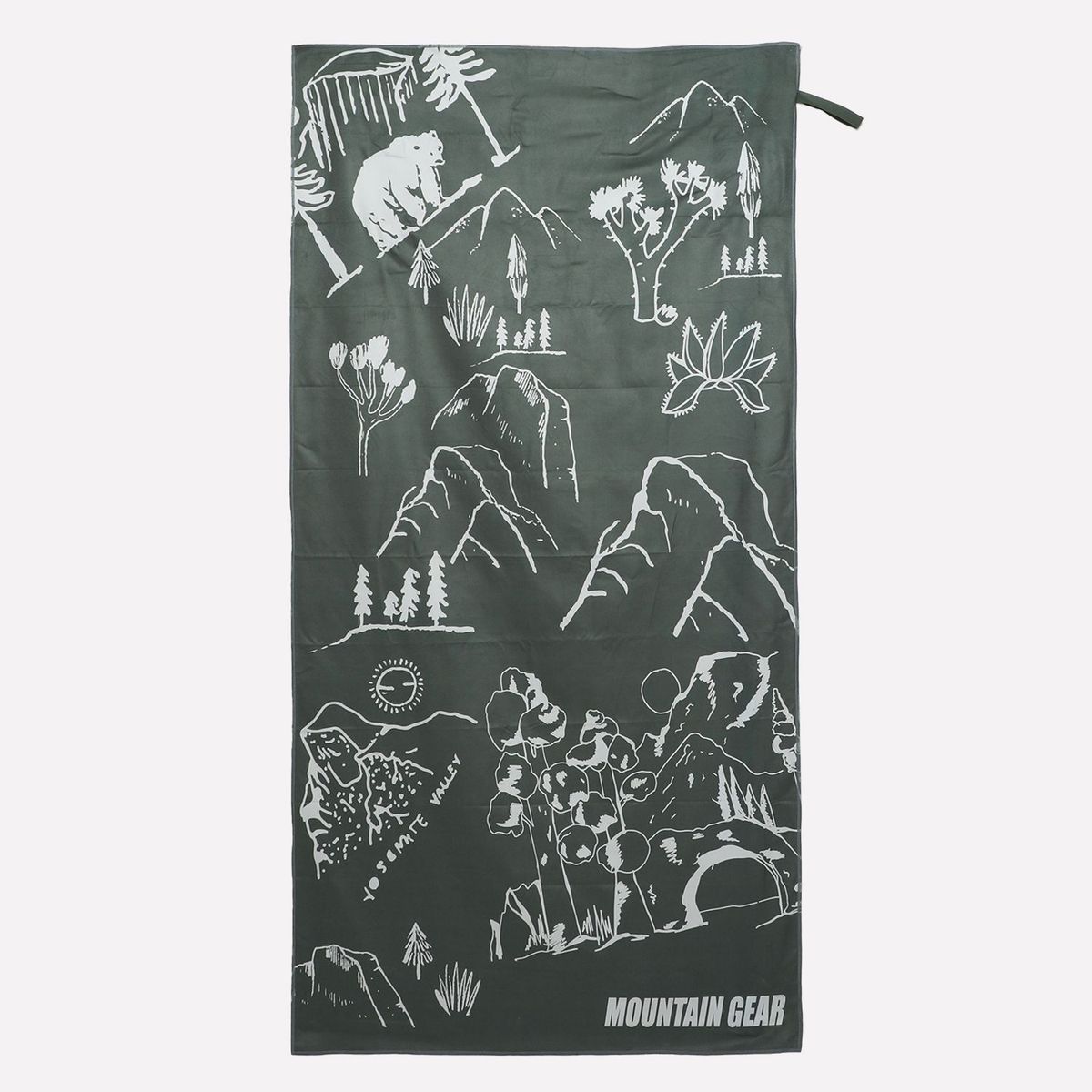 MOUNTAIN GEAR - Toalla Deportiva Microfibra Mountain Gear