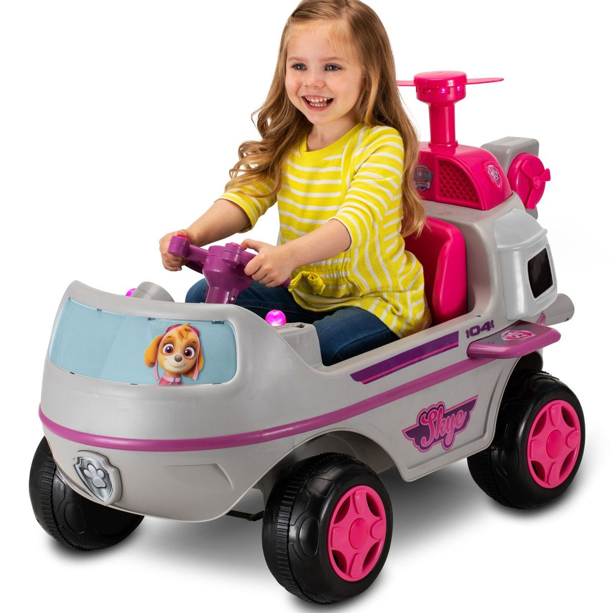 PAW PATROL - Helicoptero A Bateria Paw Patrol Skye 6V