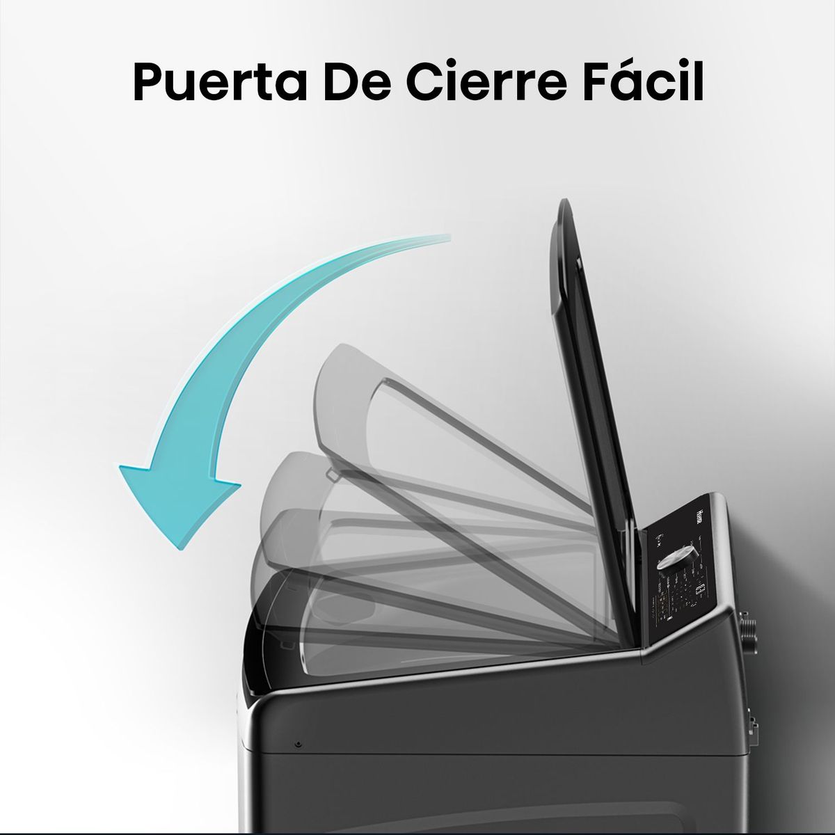 HISENSE - Lavadora 20 Kg Carga Superior Automática Negro Claro Hisense