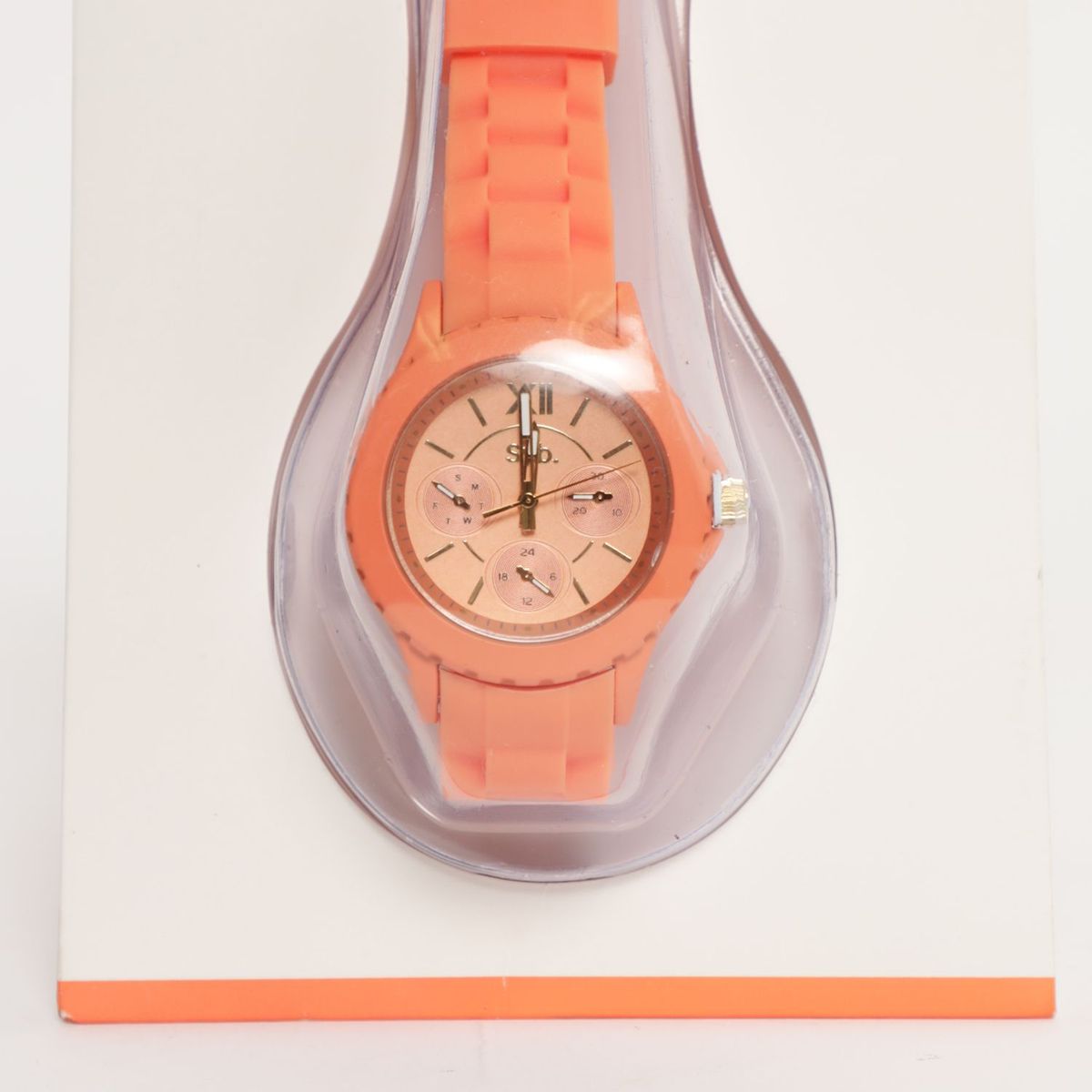 SYBILLA - Reloj Sybilla Silicona Naranjo