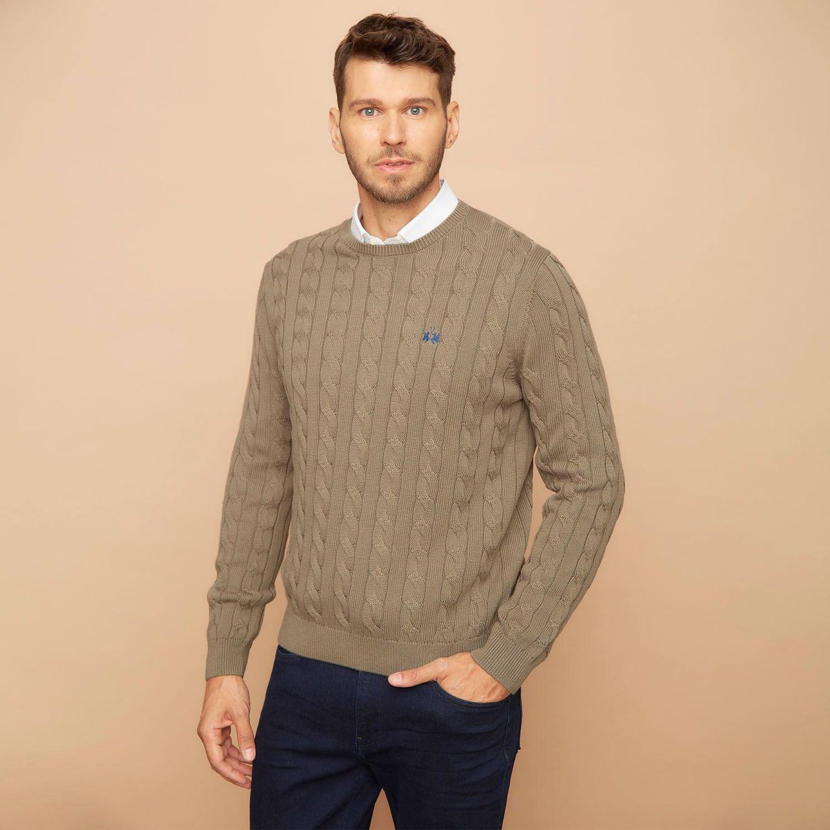 LA MARTINA - Chompa 100% Algodón Hombre La Martina