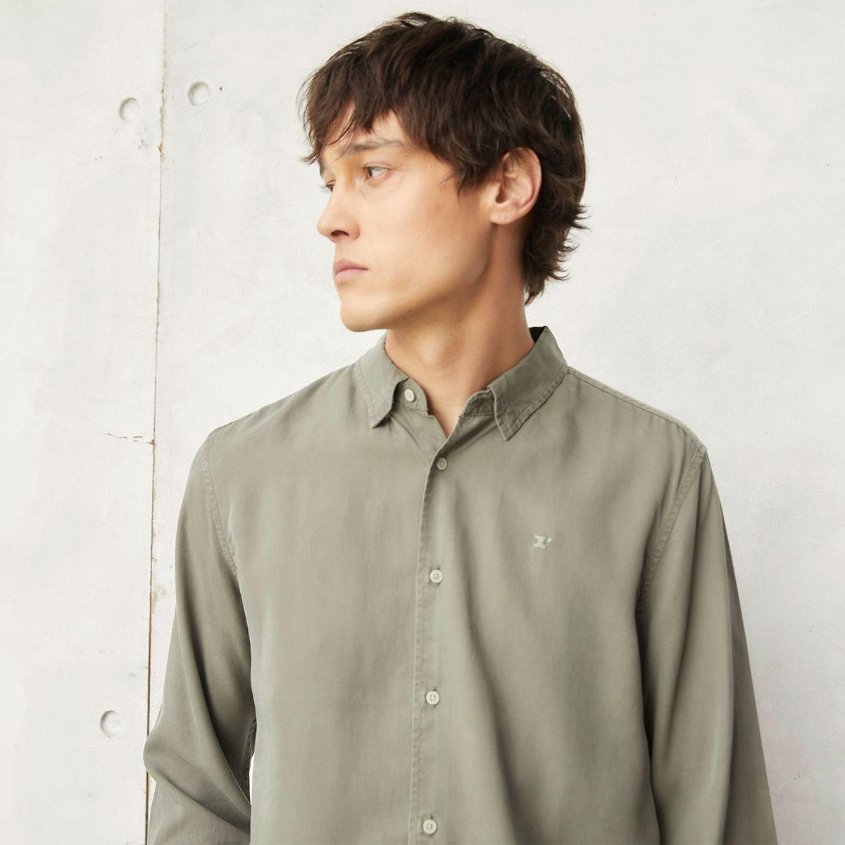 WOLF&HANK - Camisa Casual Hombre Wolf & Hank