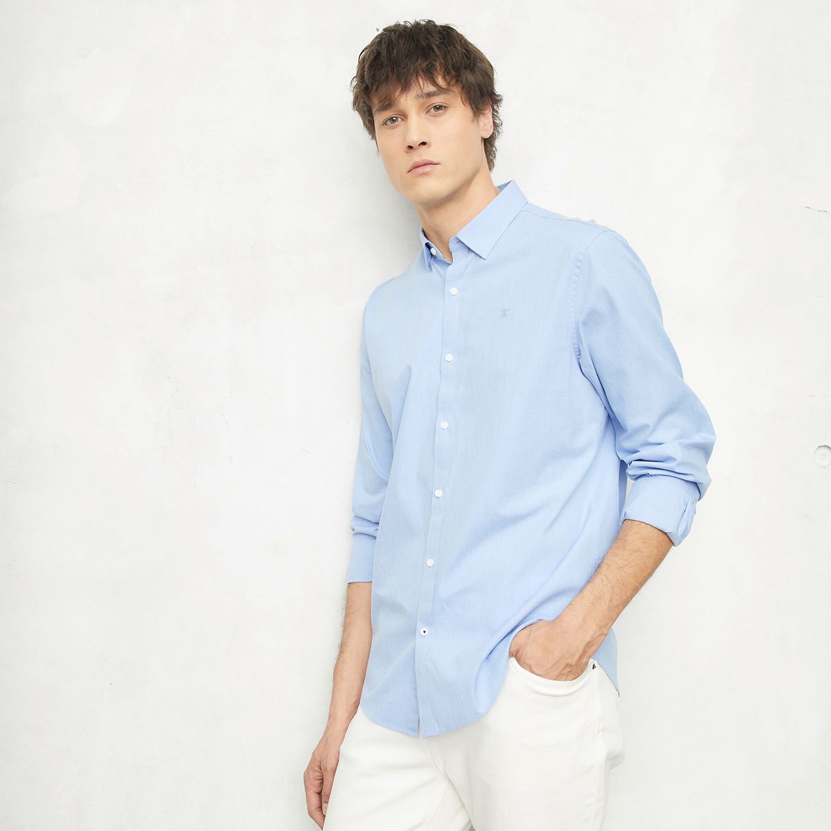 WOLF&HANK - Camisa 100% Algodón Hombre Wolf&hank 