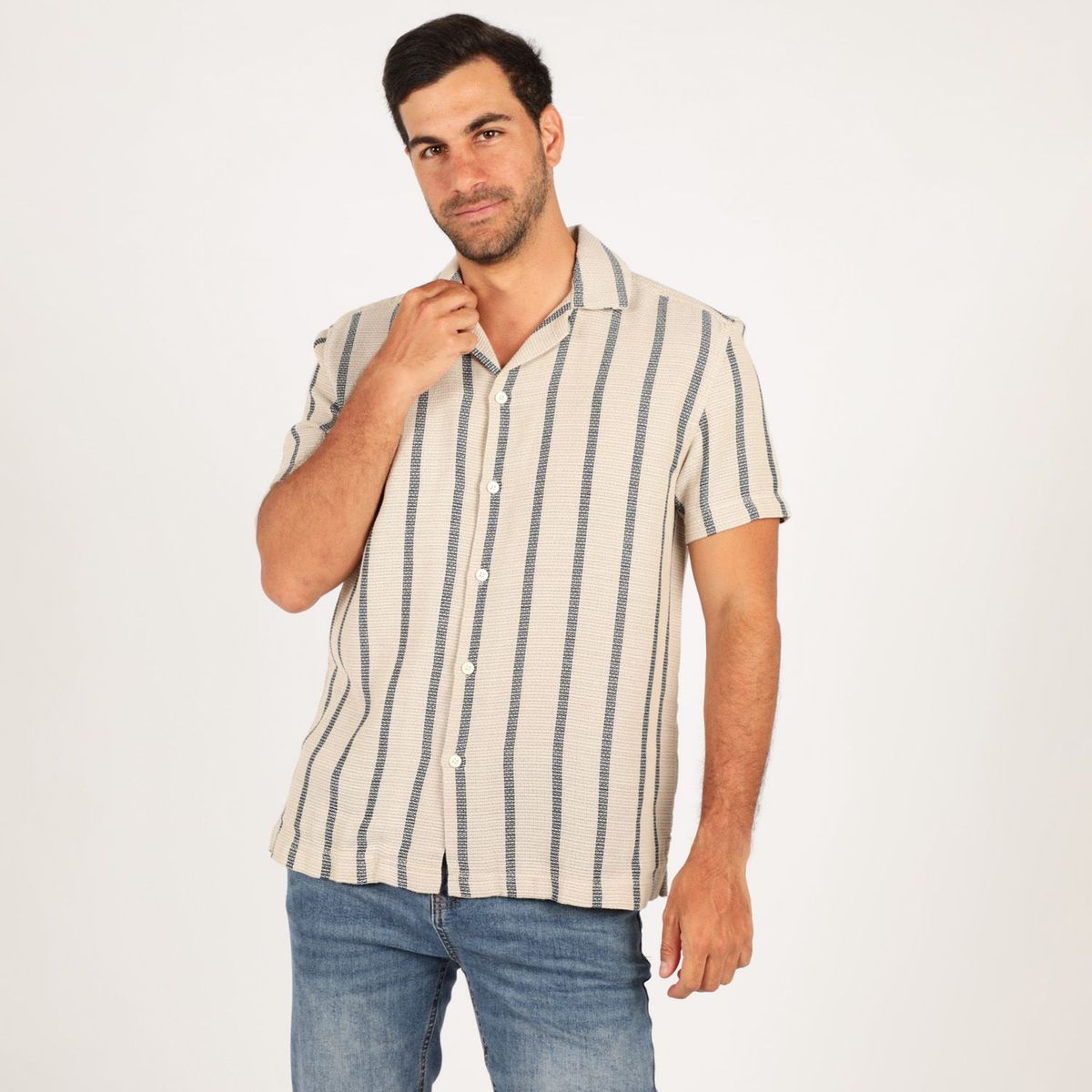 BASEMENT - Camisa Algodón Hombre Basement