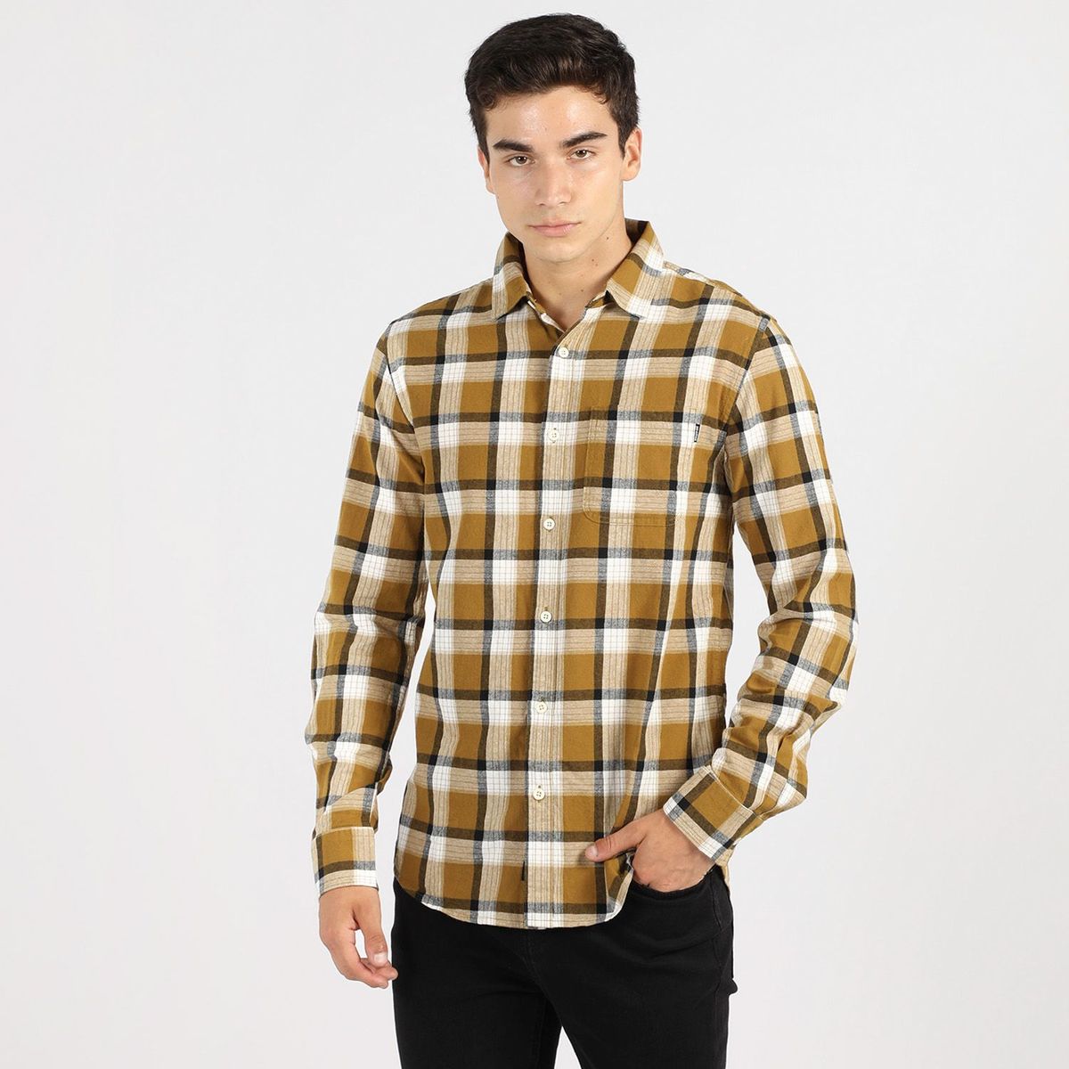 DOO AUSTRALIA - Camisa Manga Larga 100% Algodón Hombre Doo Australia