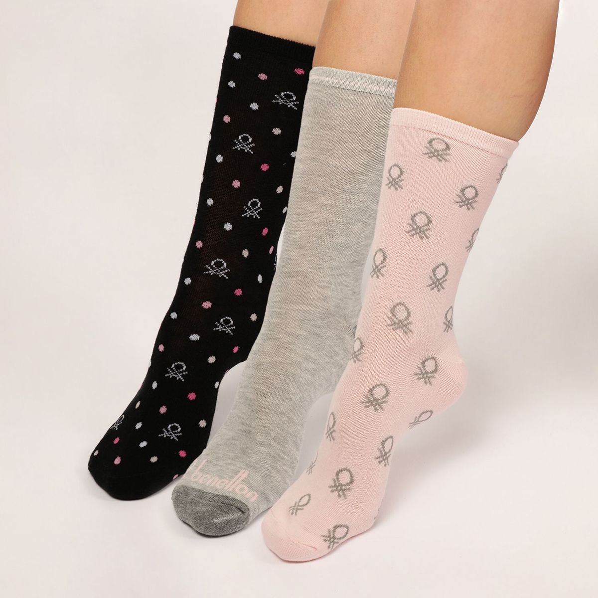 BENETTON - Pack 3 Medias Mujer Benetton