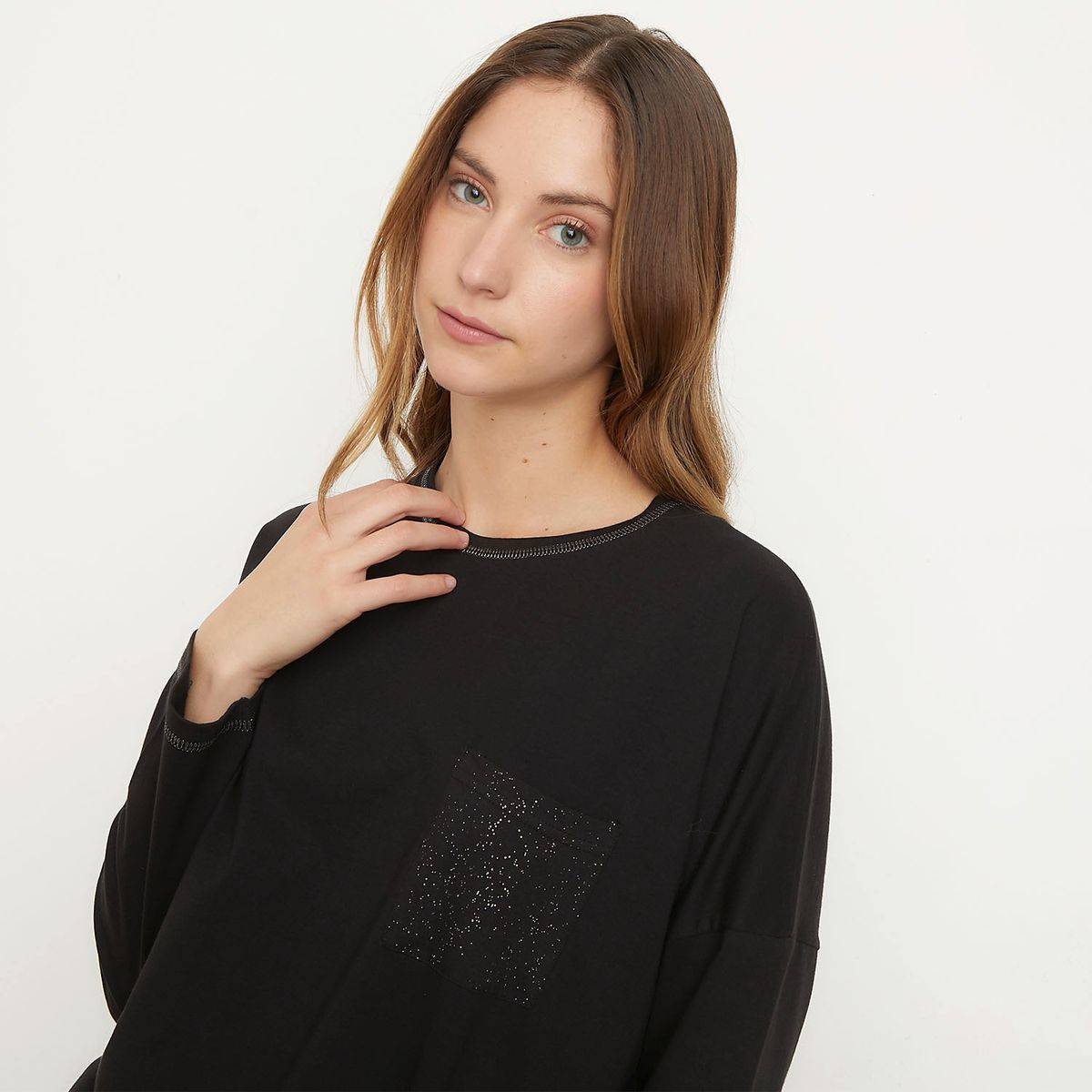 SYBILLA - Camisa Manga Larga Mujer Sybilla