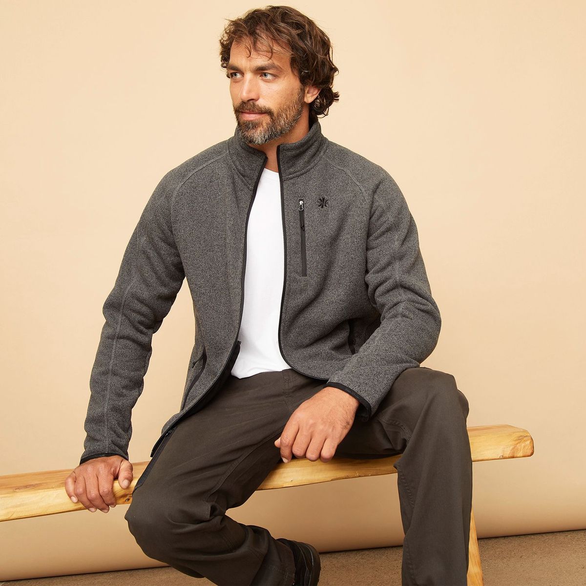 MOUNTAIN GEAR - Casaca Polar  Deportiva Hombre Mountain Gear