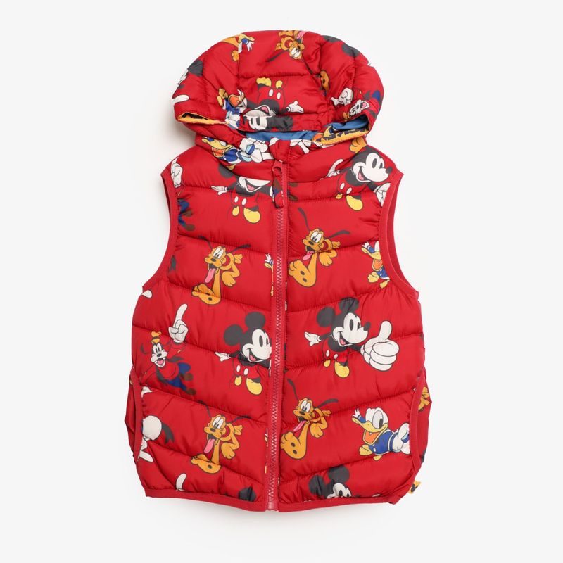 STD CHARACTERS - Chaleco Niño con Capucha Mickey Disney