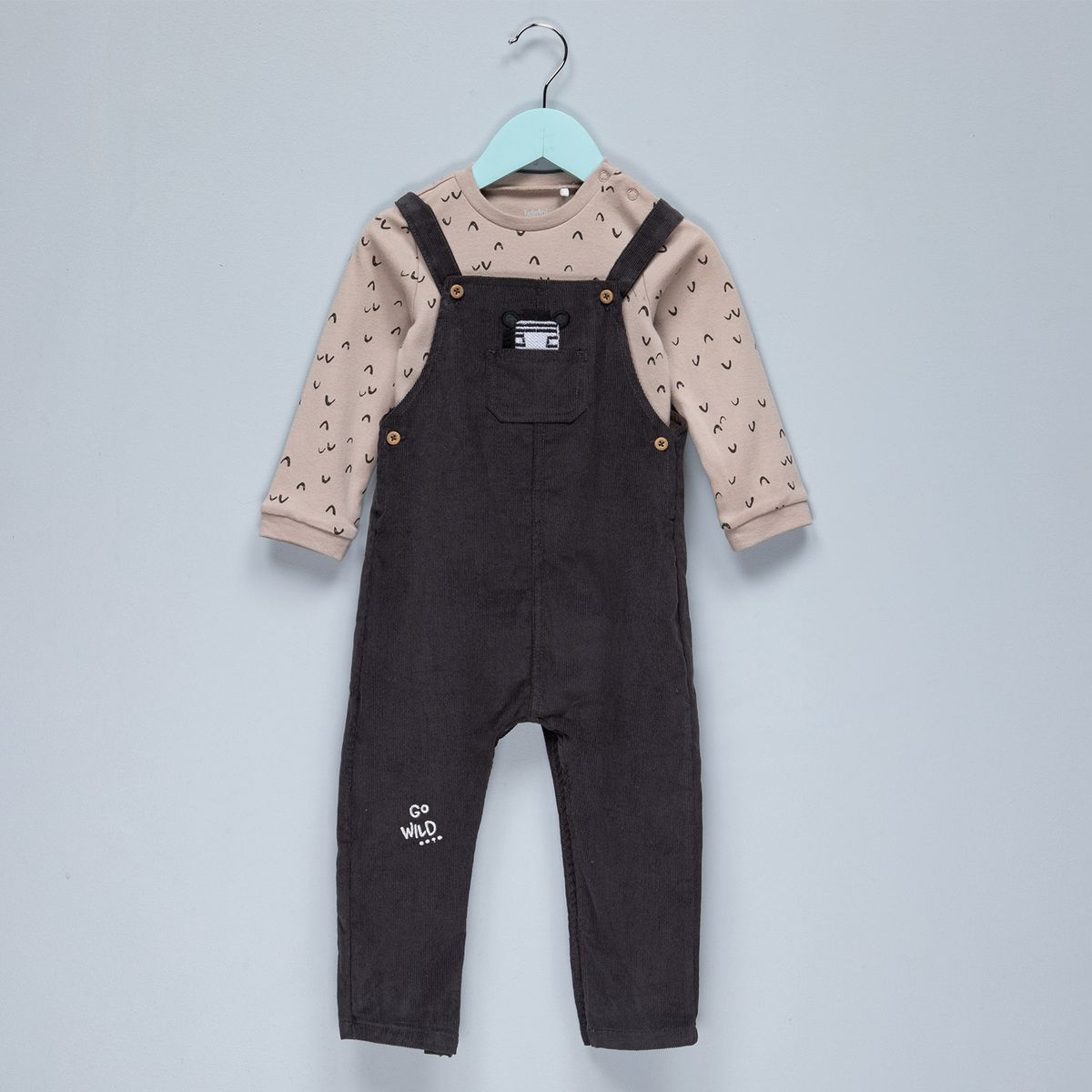 YAMP - Overol Bebé Niño Pack X2 Algodón Yamp