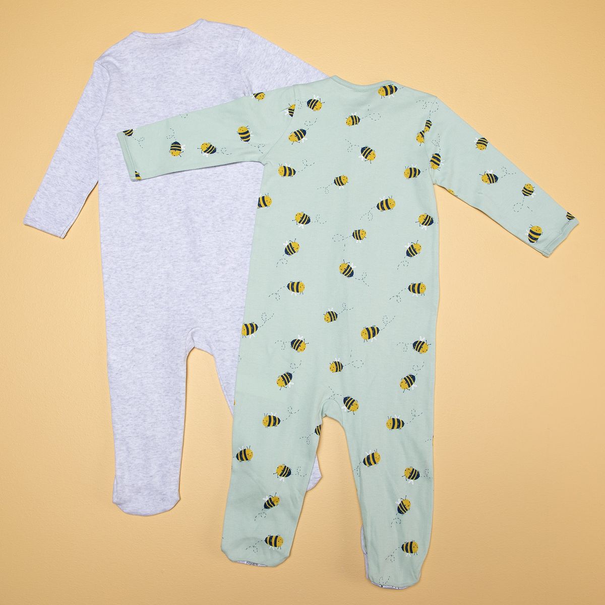 YAMP - Pijama Bebé Niño Pack X2 Manga Larga Algodón Yamp