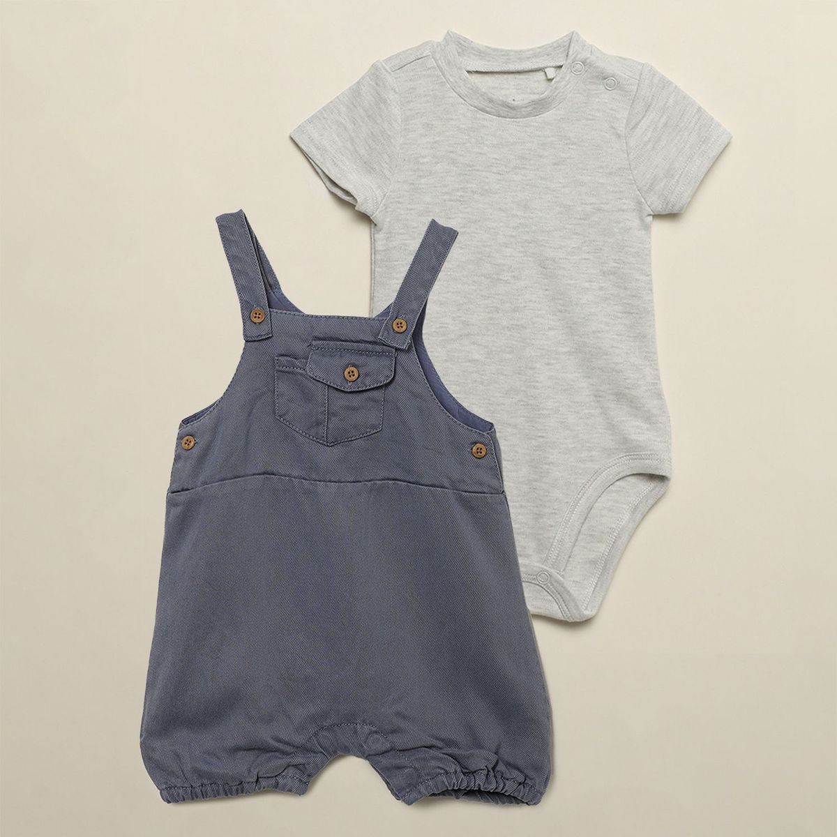 PRIORI - Overol Bebé Niño Pack X2 Manga Corta Yamp