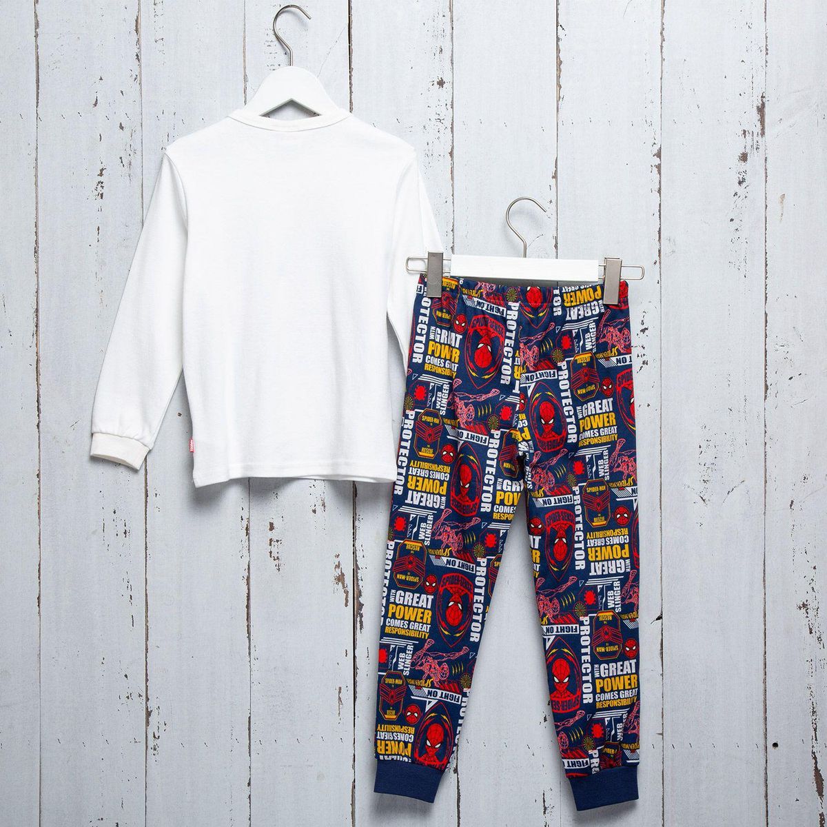 SPIDERMAN - Pijama Niño Manga Larga Algodón Spiderman