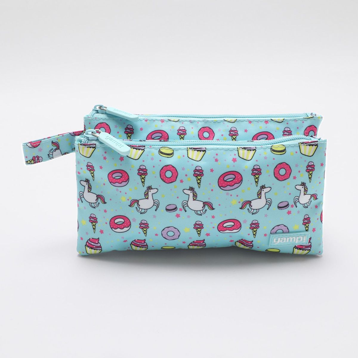 YAMP - Cartuchera Con Asa 3 Cierres Yamp