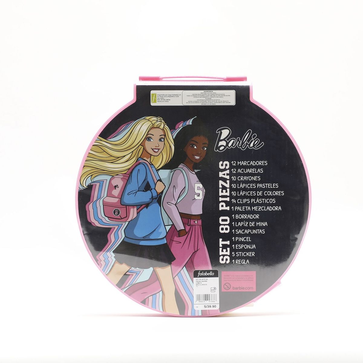 BARBIE - Set De Arte 80 Piezas Barbie