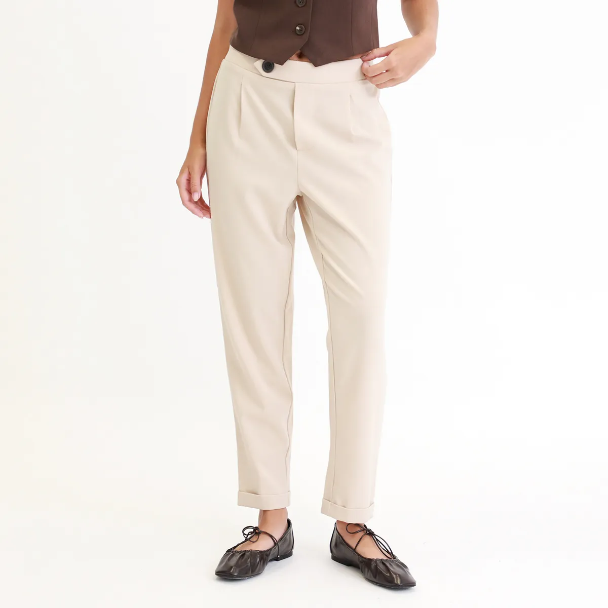 SYBILLA - Pantalón Casual Mujer Sybilla