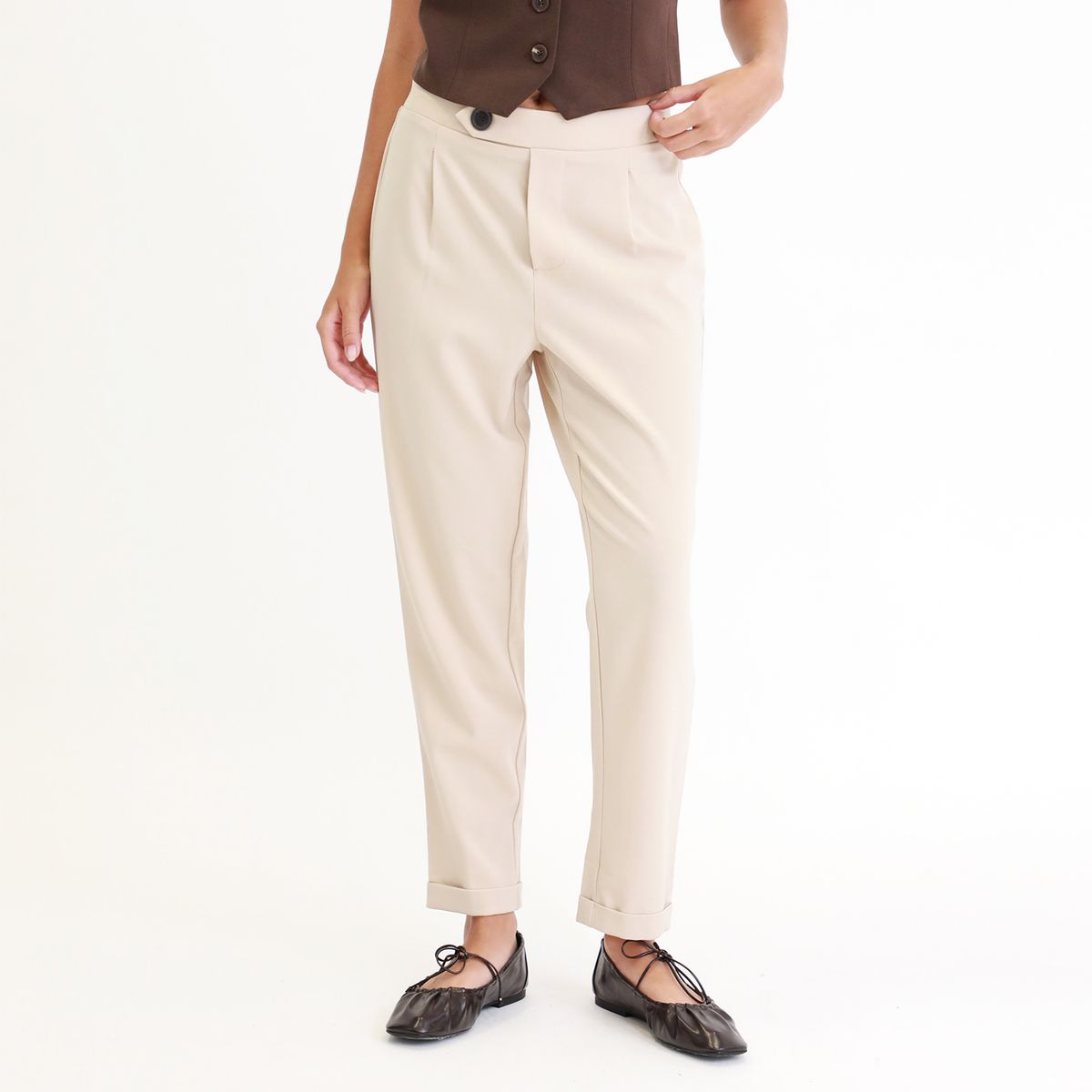 SYBILLA - Pantalón Casual Mujer Sybilla.