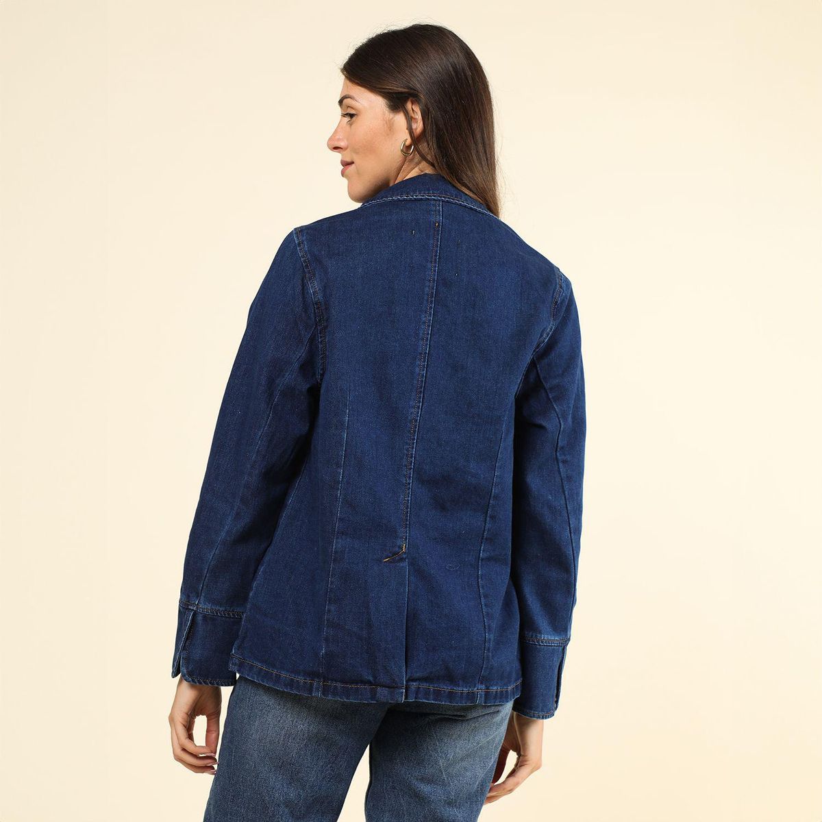 ELLE - Blazer Jean Mujer Elle