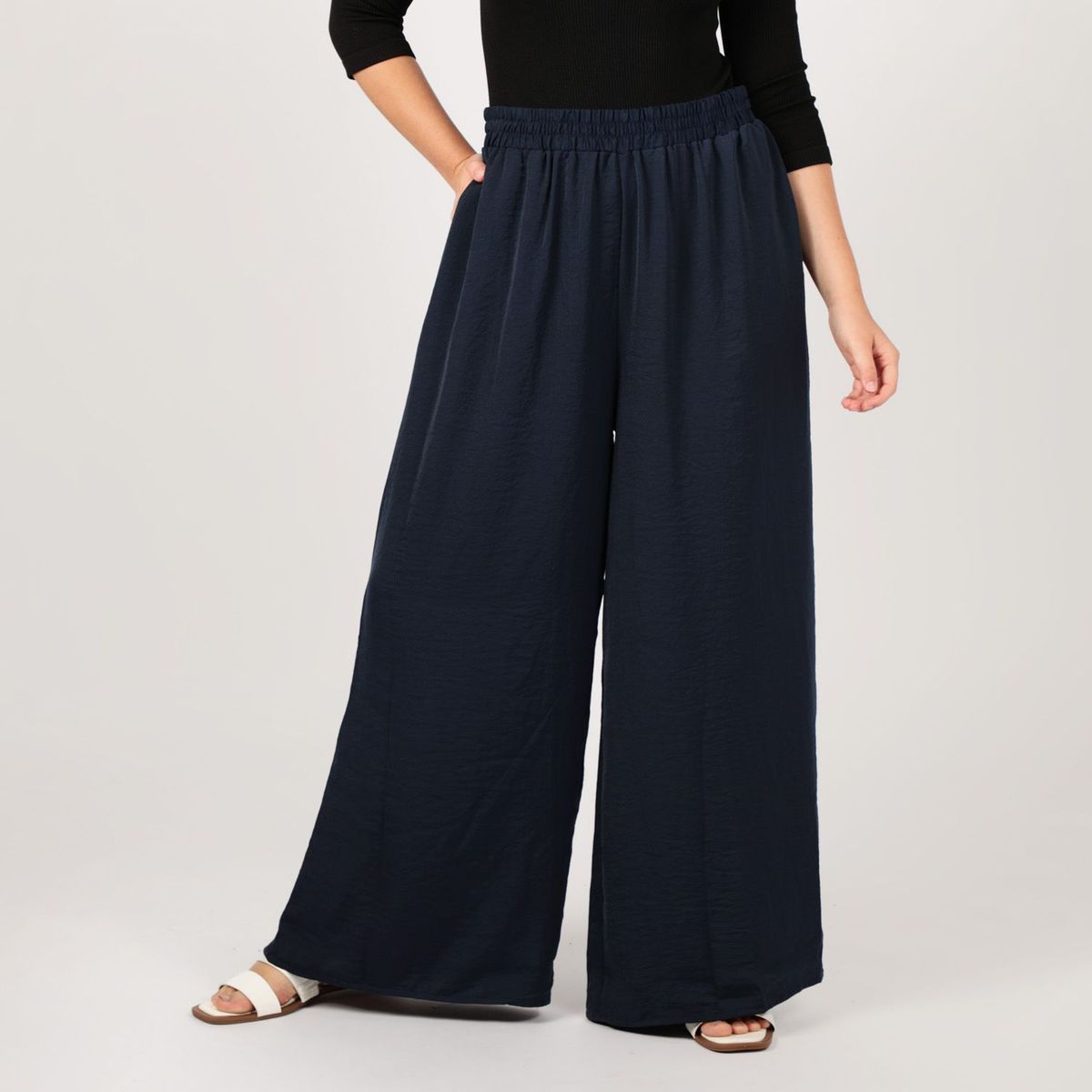 ELLE - Pantalón Satin Mujer Elle