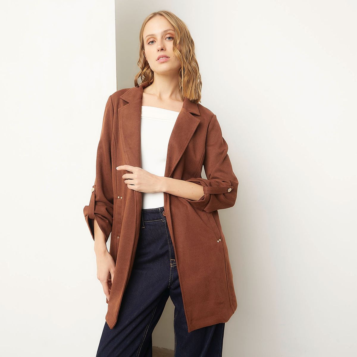 BASEMENT - Abrigo Trench Mujer Basement