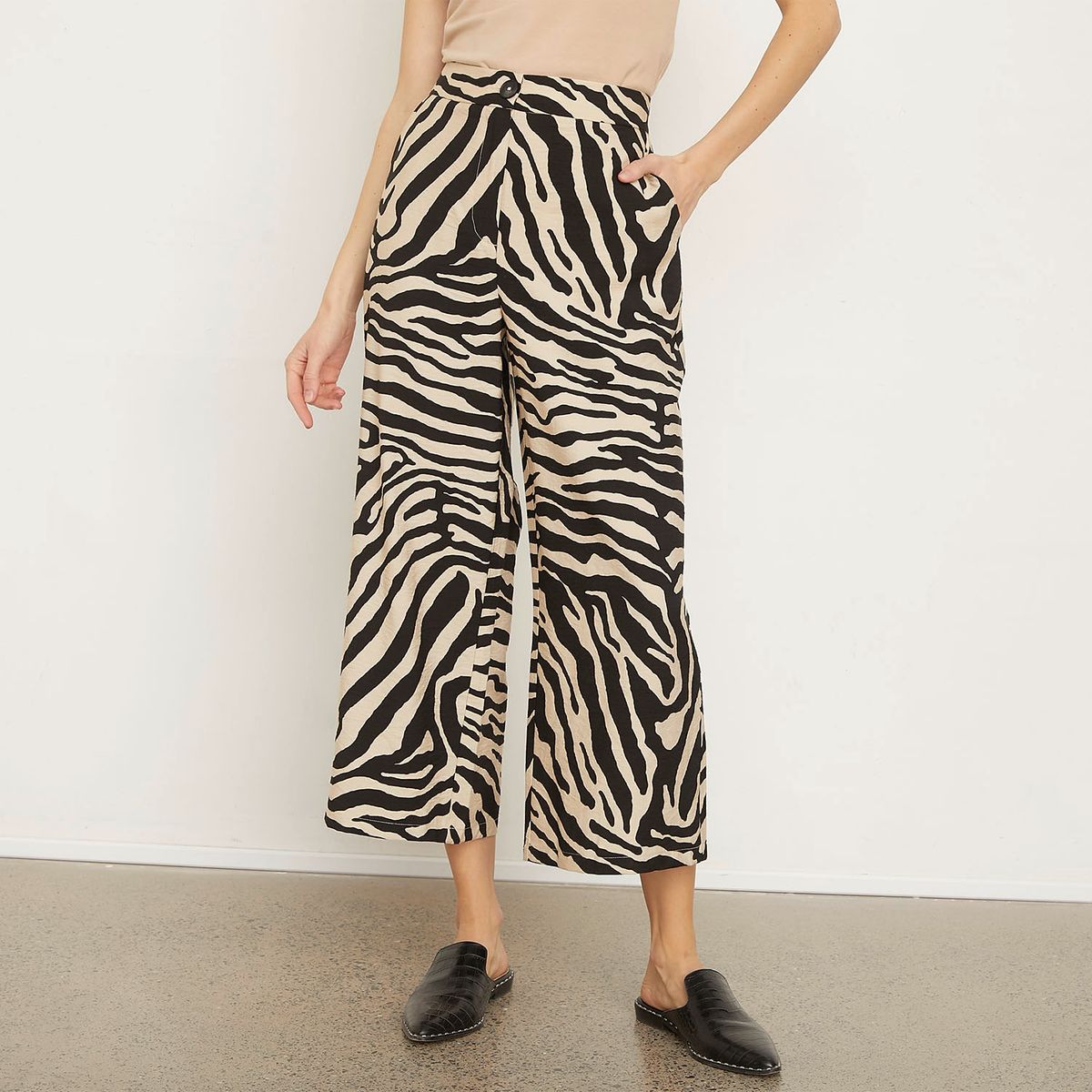 BASEMENT - Pantalón Culotte Mujer Basement