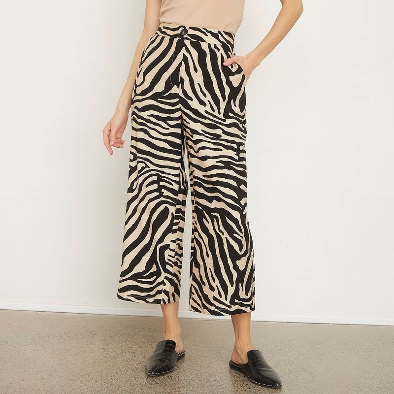 BASEMENT - Pantalón Culotte Mujer Basement