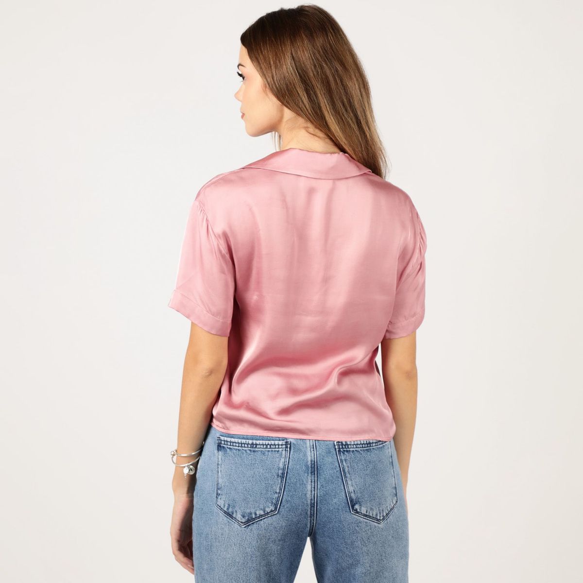 DENIMLAB - Blusa Manga Corta Mujer Denimlab