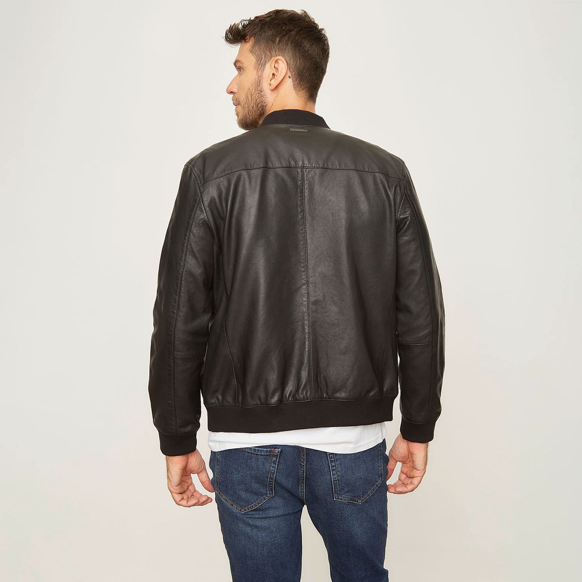 WOLF&HANK - Casaca 100% Cuero Hombre Wolf & Hank 