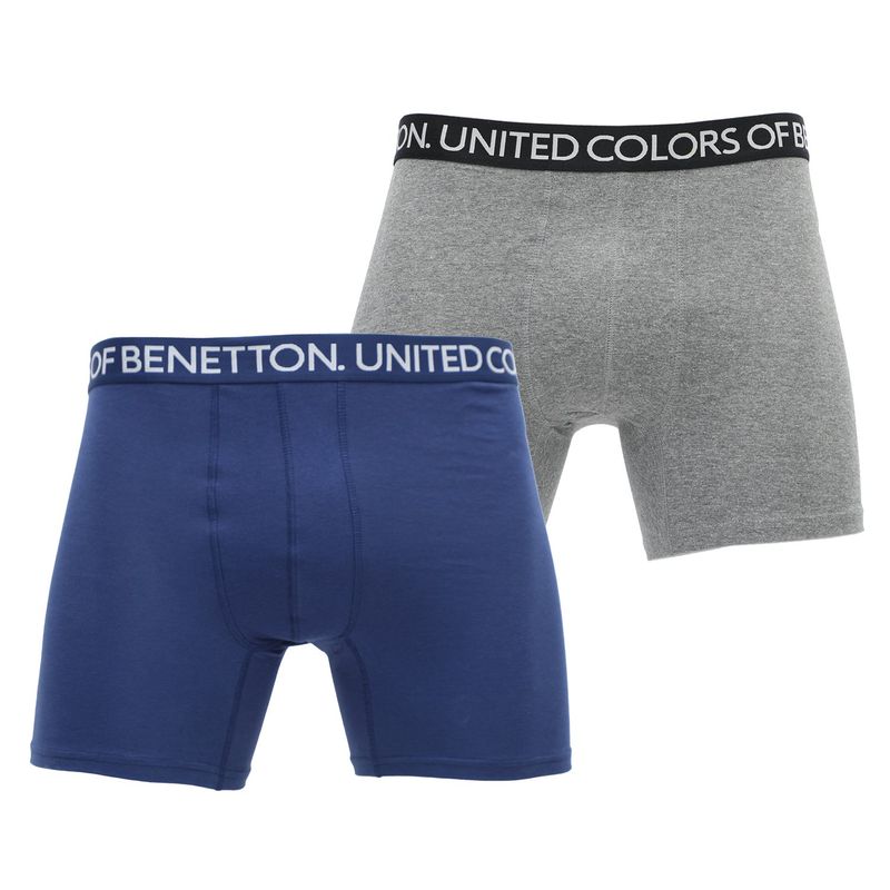 BENETTON - Boxer 100% Algodón Pack De 2 Hombre Benetton 