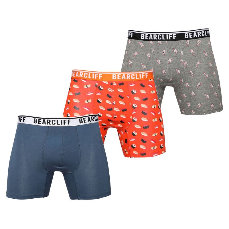 BEARCLIFF - Boxer Algodón Pack De 3 Hombre Bearcliff 