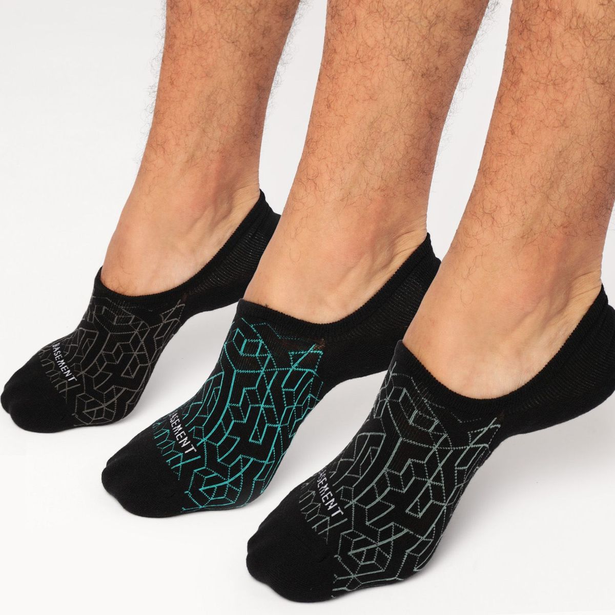 BASEMENT - Pack 3 Medias Algodón Hombre Basement