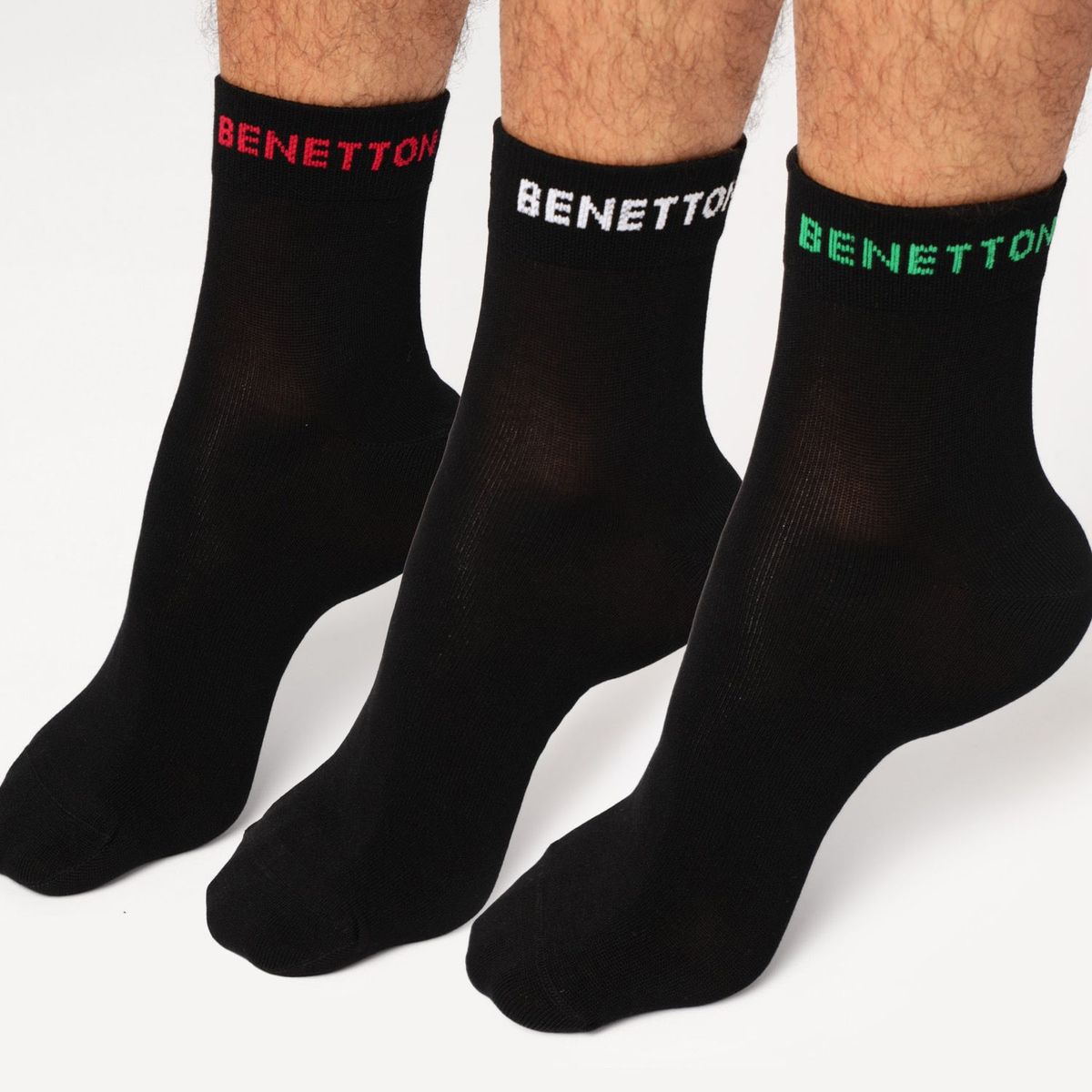 BENETTON - Pack 3 Medias Hombre Benetton 
