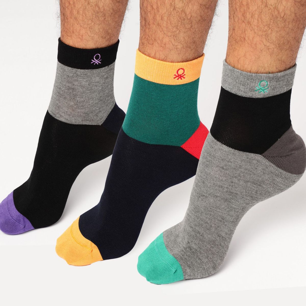 BENETTON - Pack 3 Medias Hombre Benetton 