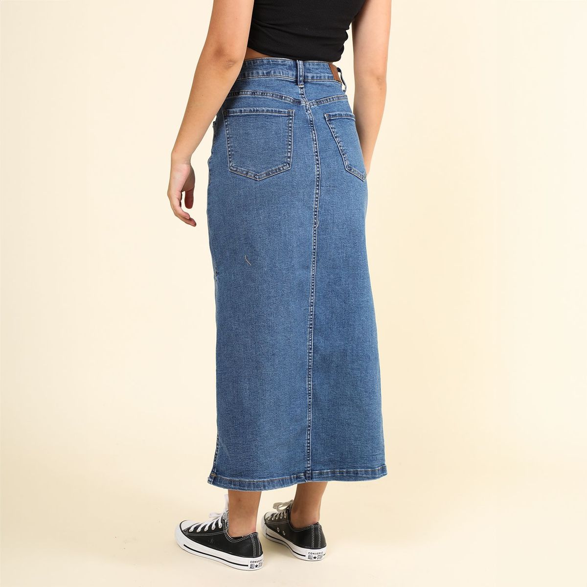 SYBILLA - Falda Jean Larga Mujer Sybilla
